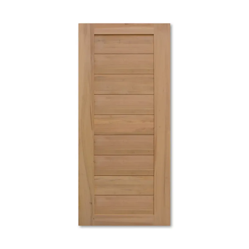DESIGNCRAFT DOOR SOLID KATLYNE LIGHT WOOD GEMILINA DOOR SERIES SOLID